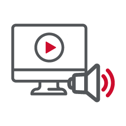 Audio and video icon